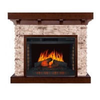 Каминокомплект Chalet - Темный дуб с очагом Vision 30 EF LED FX