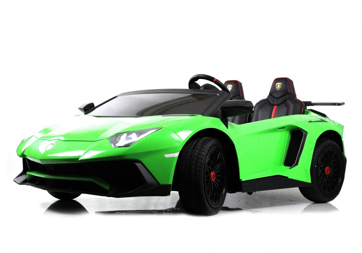 Детский электромобиль Lamborghini Aventador SV M777MM Зеленый - купить в