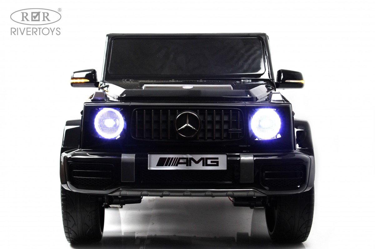 Детский электромобиль Mercedes-AMG G63 (G111GG) Черный глянец - купить в