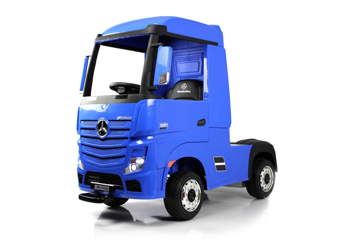 Электромобиль фура Mercedes-Benz Actros 4WD (HL358) Синий - купить в